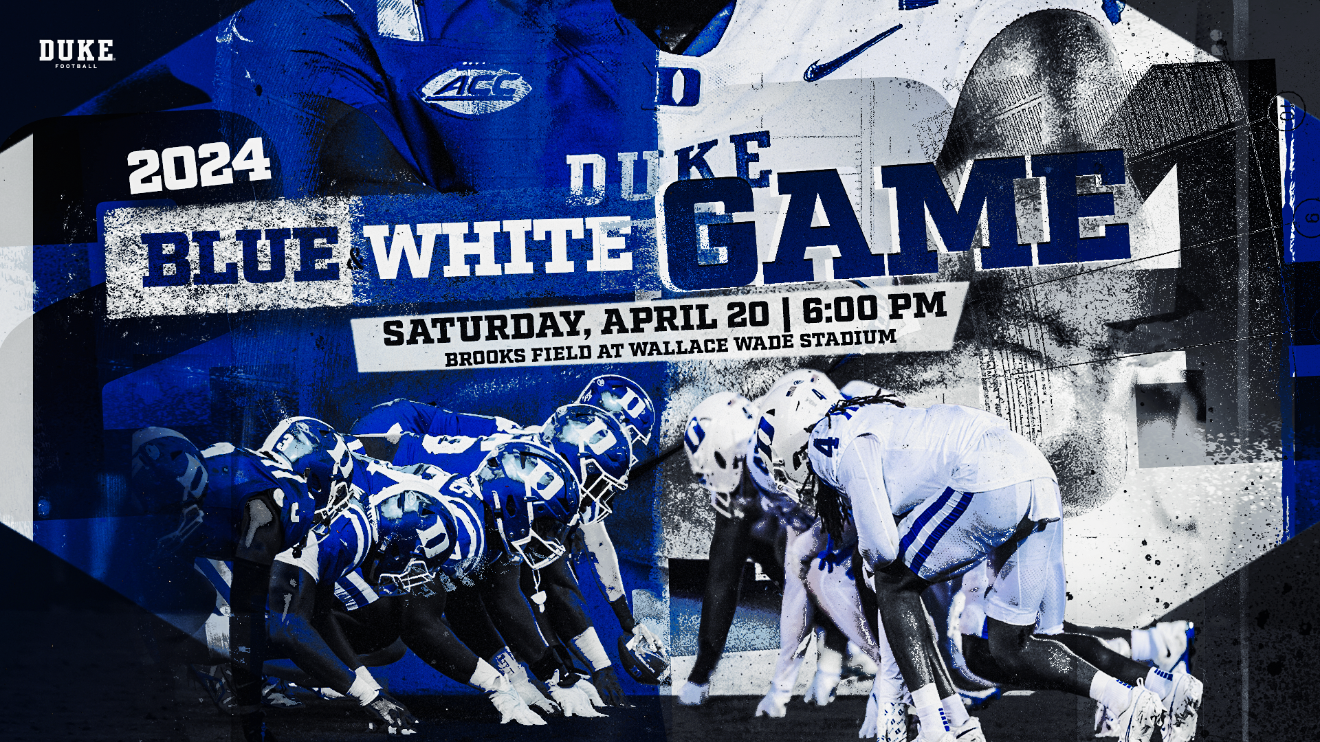 Duke football fans will have their first chance to see the Blue Devils in person under newly appointed head coach Manny Diaz on Saturday, April 20 for the Blue & White Game.